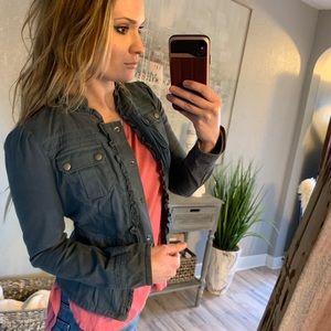 Banana republic gray jacket